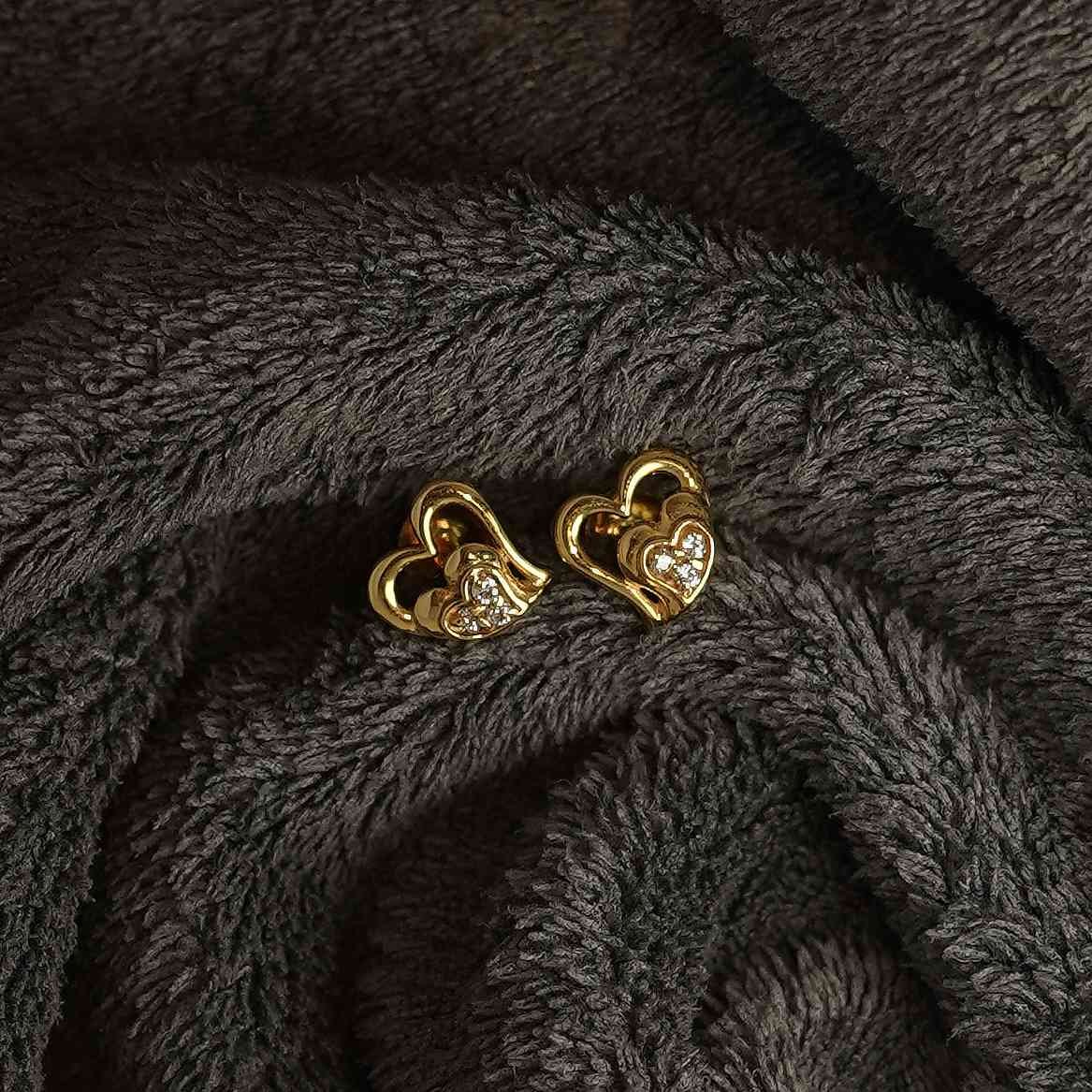 gold Earrings- Pakkarath Jewellery