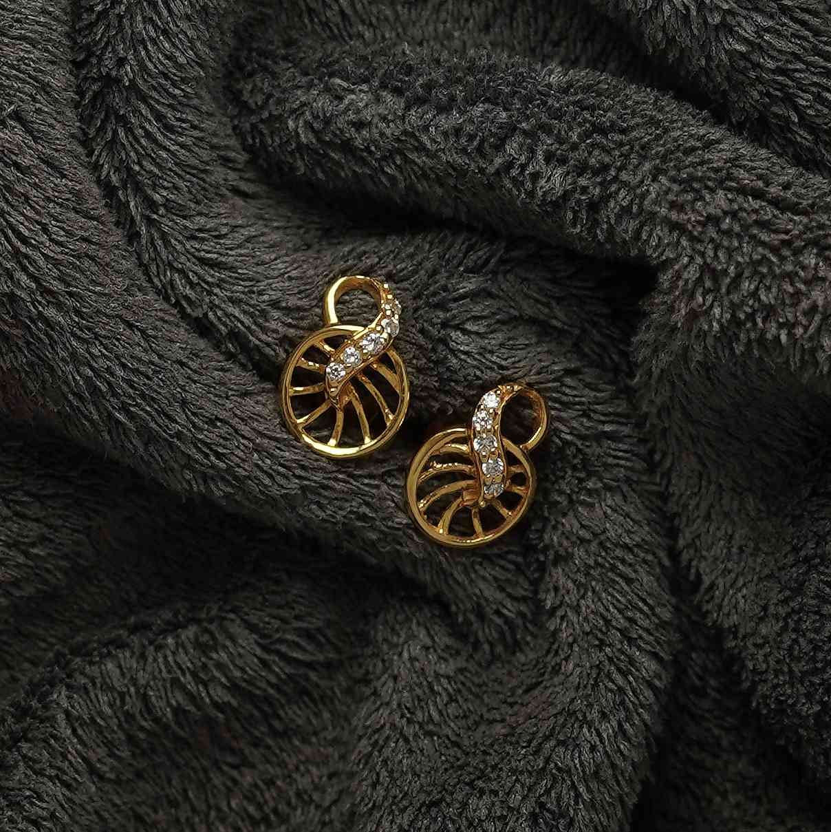 gold Earrings- Pakkarath Jewellery