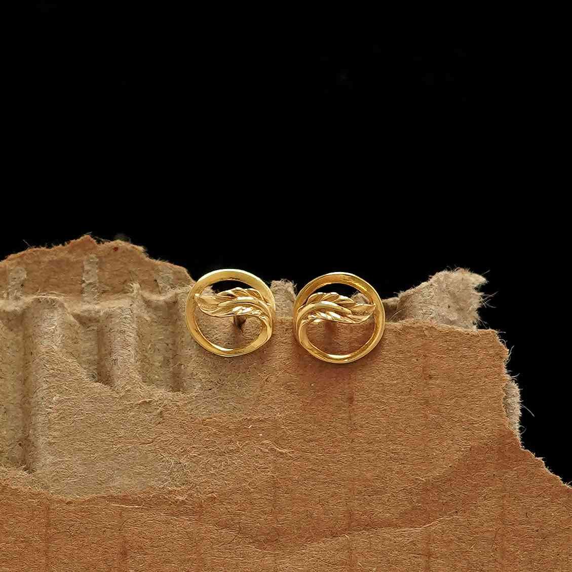 gold Earrings- Pakkarath Jewellery