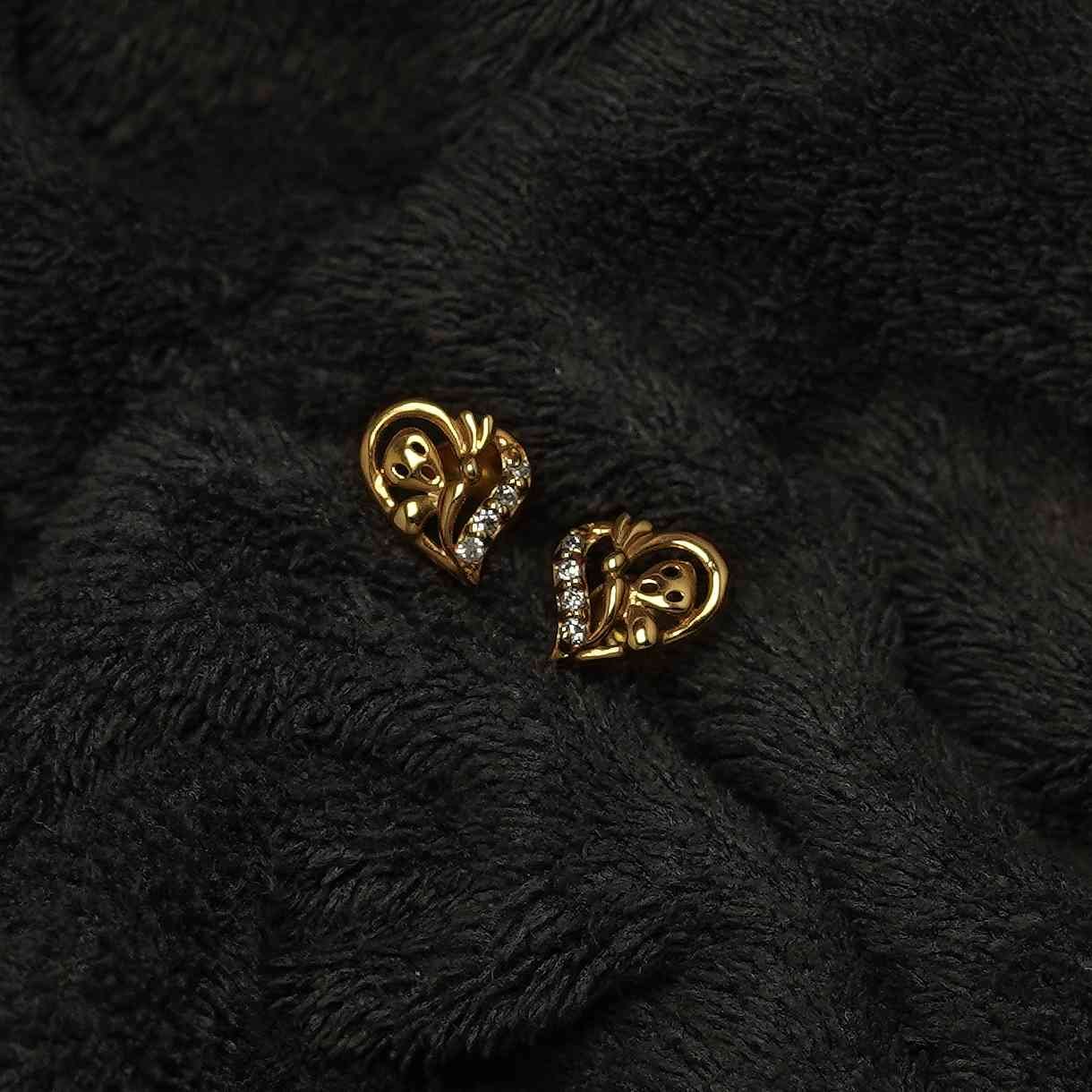 gold Earrings- Pakkarath Jewellery