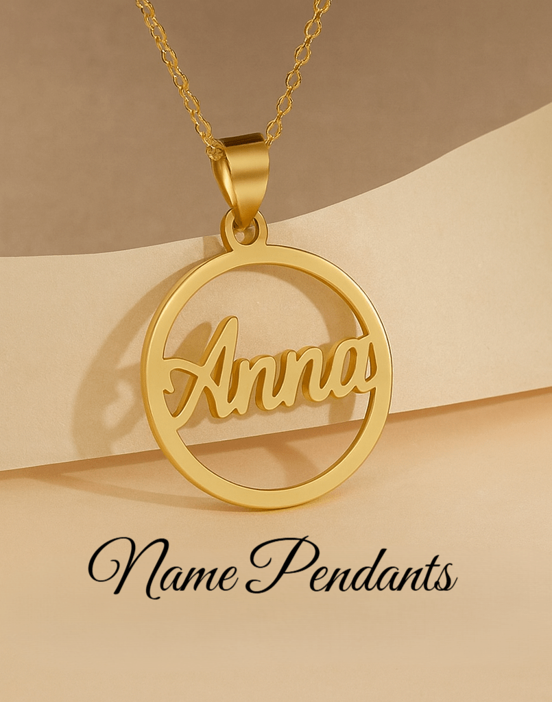named pendant - pakkarath gold and diamonds
